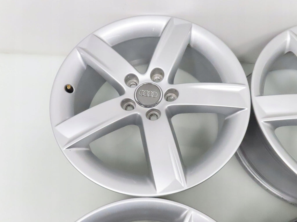 4x Alufelge 17 Zoll 7.0" 5x112 46ET Glanz Silber 8K0071497 Audi A4 B8 Rim Wheel FEL9767510040el