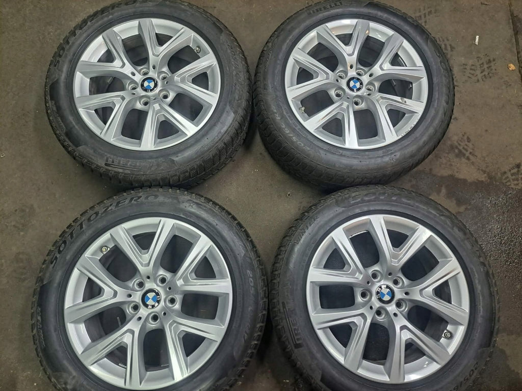 4x Alufelge 17 Zoll 6.5" 5x112 39ET Glanz Silber 6856076 Audi Q5 Mini I FEL7499074347gp