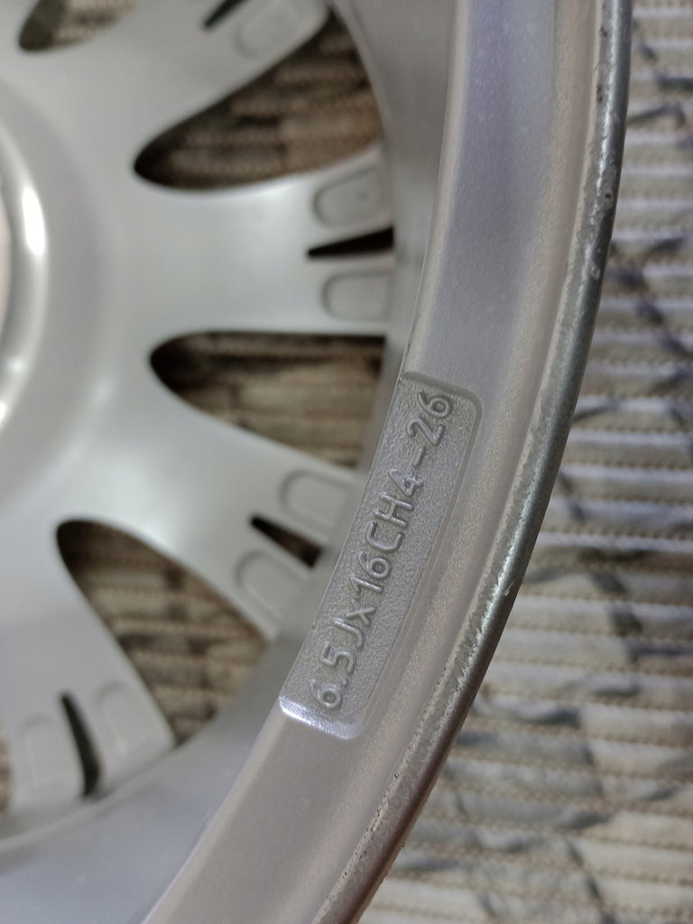 1x Alufelge 16 Zoll 6.5" 4x108 26ET 9681002880 Citroën Rim Wheel FEL7404718836lb