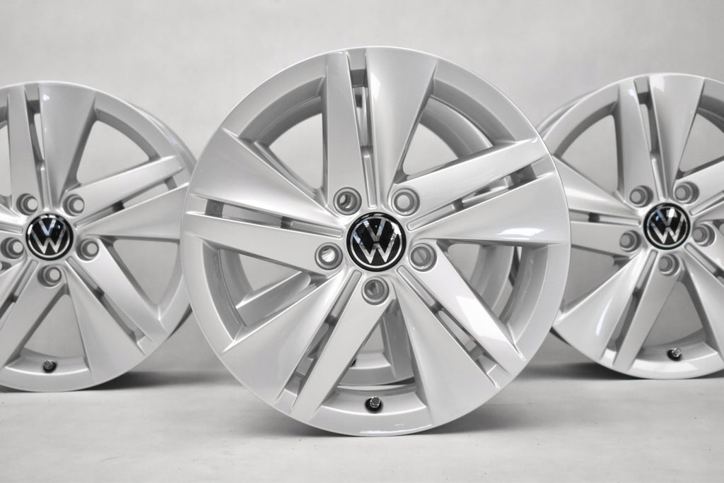 4x Alufelge 16 Zoll 7.0" 5x112 48ET Glanz Silber 5H0601025 VW Golf Rim Wheel FEL2988622665qi