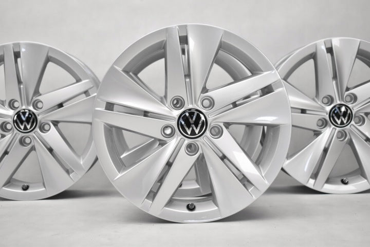 4x Alufelge 16 Zoll 7.0" 5x112 48ET Glanz Silber 5H0601025 VW Golf Rim Wheel FEL2988622665qi