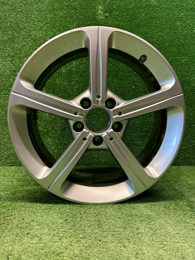 1x Alufelge 17 Zoll 6.5" 5x112 44ET Glanz Silber A1774011200 Mercedes-Benz FEL8096393687ii