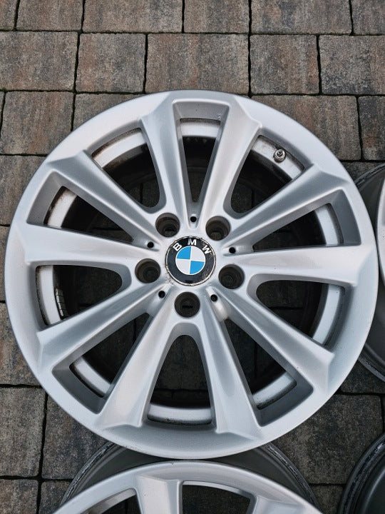 4x Alufelge 17 Zoll 8.0" 5x120 30ET Glanz Silber 6780720 BMW F11 F10 Rim Wheel FEL2364223136lz