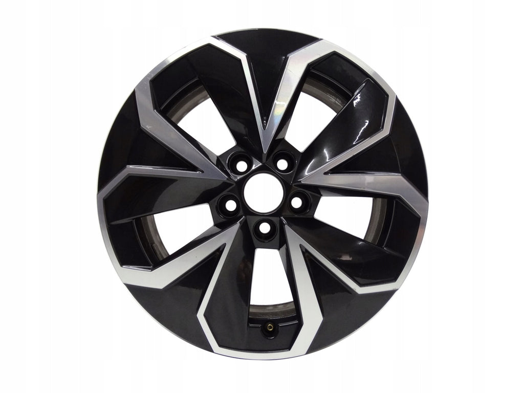 1x Alufelge 16 Zoll 6.0" 5x100 38ET Glanz Schwarz 658601025 Skoda Scala Kamiq FEL2388065777ha