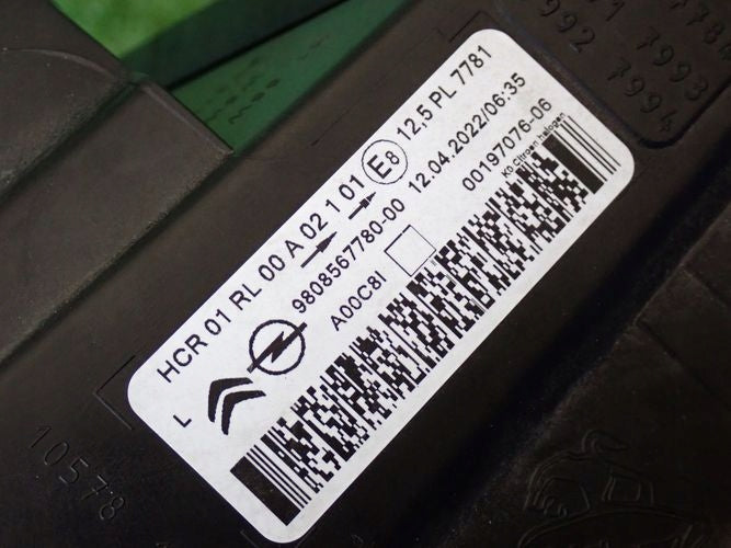 Frontscheinwerfer Opel Zafira C Vivaro 9808567780-00 Links Headlight