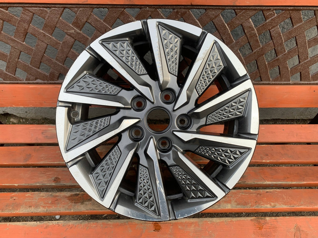 1x Alufelge 16 Zoll 6.5" 5x114.3 50ET Glanz Graphit 52910-G7700 Hyundai Ioniq Mg FEL8315147505rf