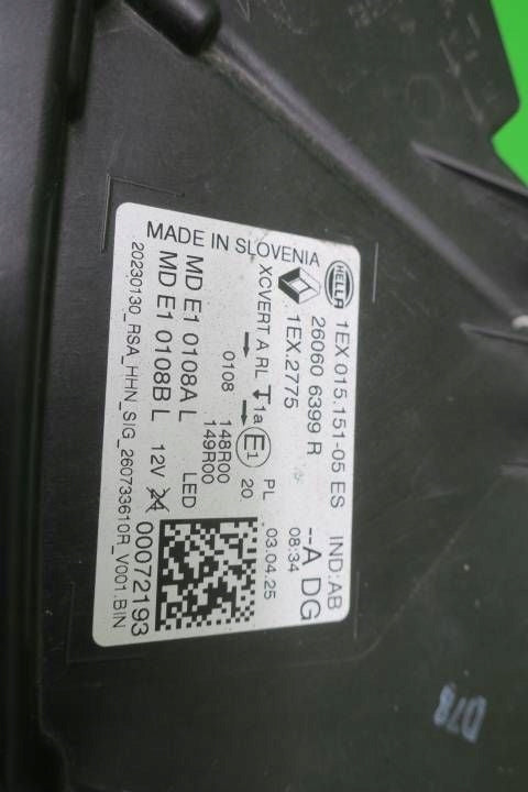 Frontscheinwerfer Renault 260606399R LED Links Scheinwerfer Headlight SCH2798560898yh