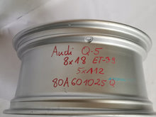 Load image into Gallery viewer, 1x Alufelge 18 Zoll 8.0&quot; 5x112 39ET 80A601025Q Audi Q5 Rim Wheel