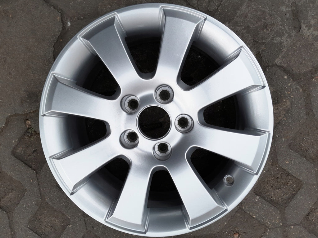 1x Alufelge 15 Zoll 6.5" 5x110 35ET Glanz Silber Opel Meriva Rim Wheel FEL6119332885he