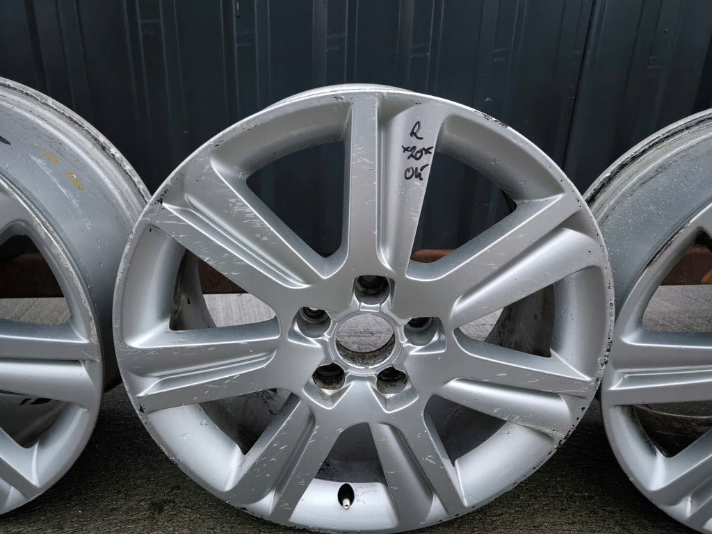 4x Alufelge 17 Zoll 7.5" 5x112 45ET Glanz Silber 8K0601025B Audi A5 A4 Rim Wheel FEL2054110040hb