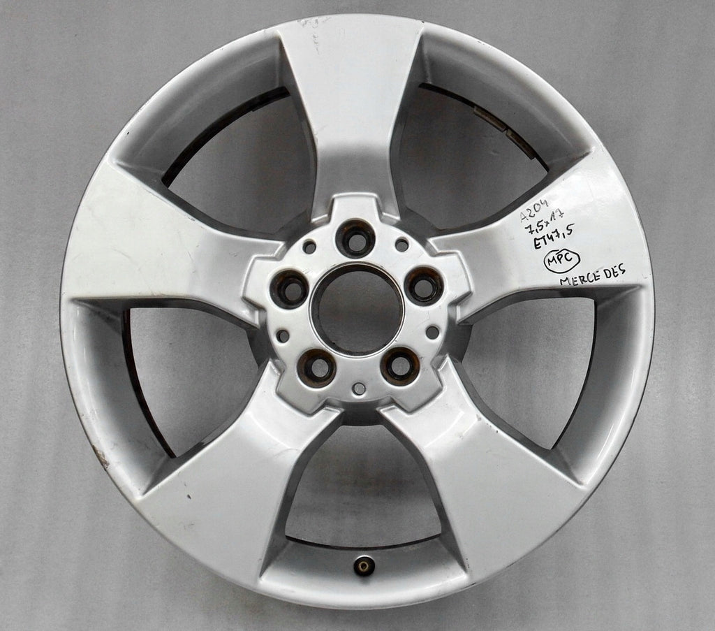 1x Alufelge 17 Zoll 7.5" 5x112 47 5ET A2044013602 Mercedes-Benz X204 Rim Wheel