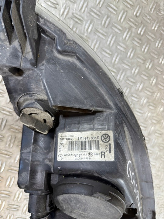 Frontscheinwerfer VW Golf V Plus 5M1941006D Rechts Scheinwerfer Headlight SCH4553600072cj