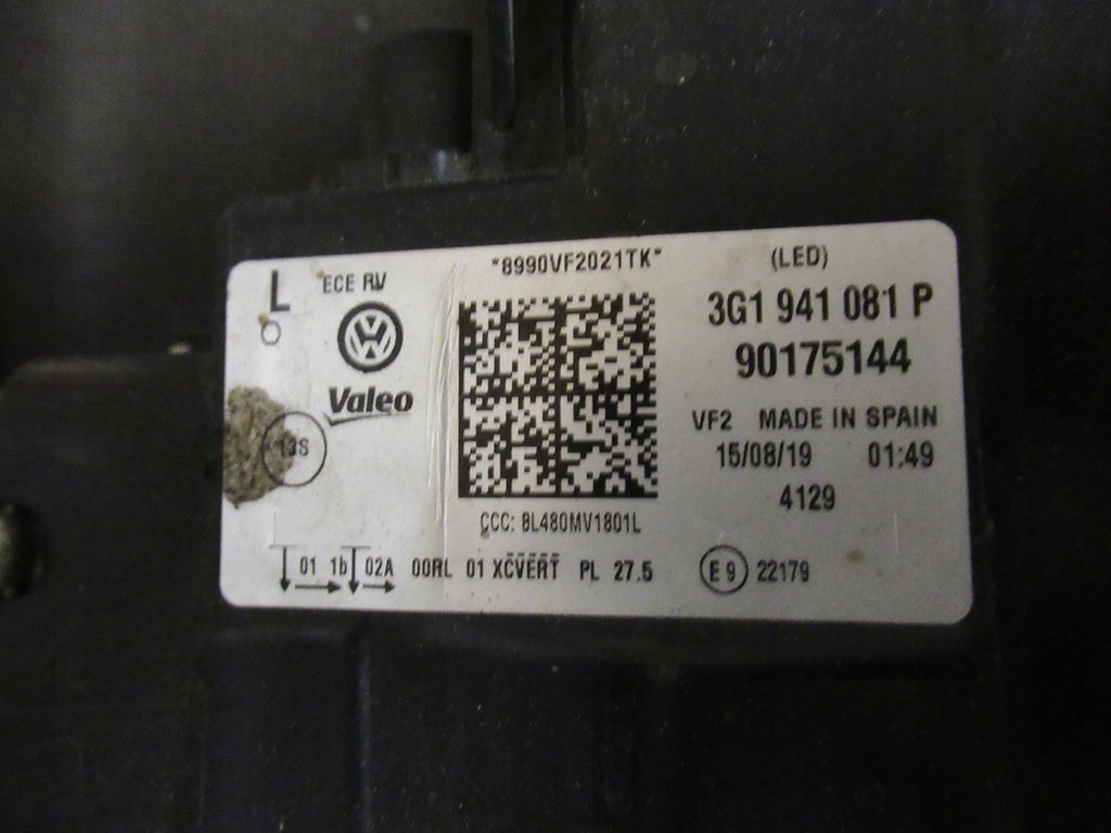 Frontscheinwerfer VW Passat B8 3G1941081P LED Links Scheinwerfer Headlight SCH7957301866of