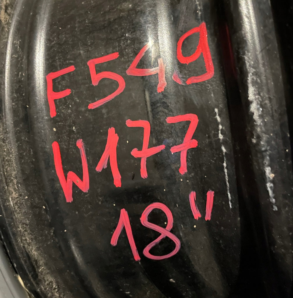 1x Alufelge 18 Zoll 7.5" 5x112 49ET Glanz Schwarz A1774010700 Mercedes-Benz W177 FEL1143866795dy
