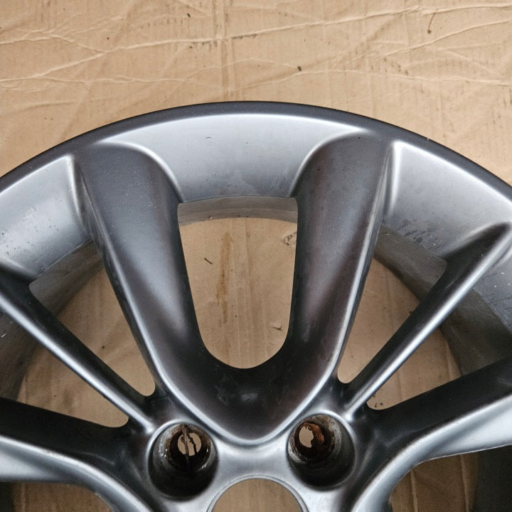 1x Alufelge 16 Zoll 6.5" 4x100 40ET Glanz Silber 13374019 Opel Corsa Rim Wheel FEL7756916663tv