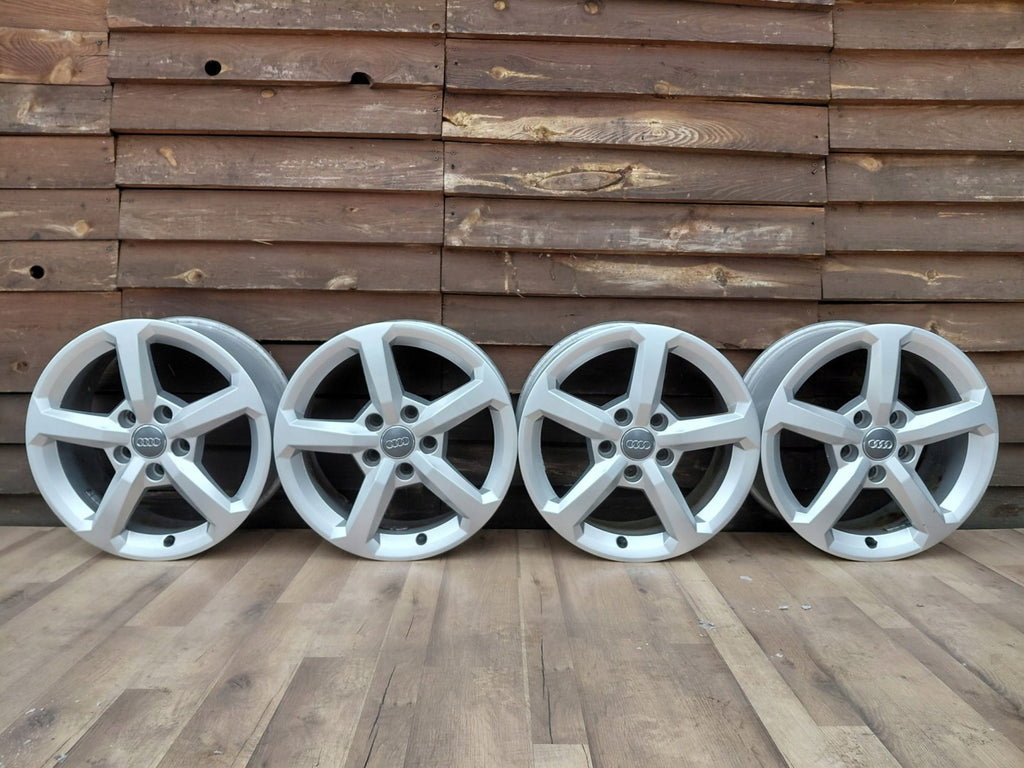 4x Alufelge 16 Zoll 6.5" 5x112 43ET Glanz Silber 81A601025 Audi A4 A3 Rim Wheel FEL5952866774xo