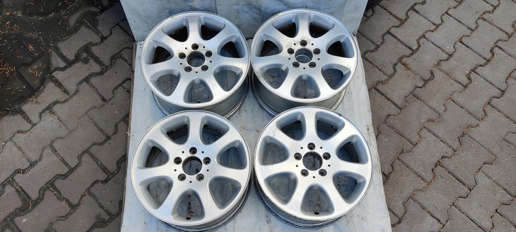 4x Alufelge 16 Zoll 8.0" 5x112 32ET Silber A2094011002 Mercedes-Benz Rim Wheel