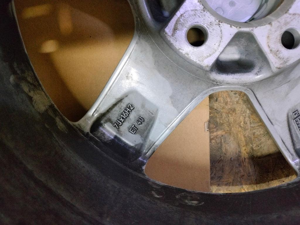 1x Alufelge 16 Zoll 7.0" 5x120 40ET KBA49998 Rim Wheel FEL7163803260cx