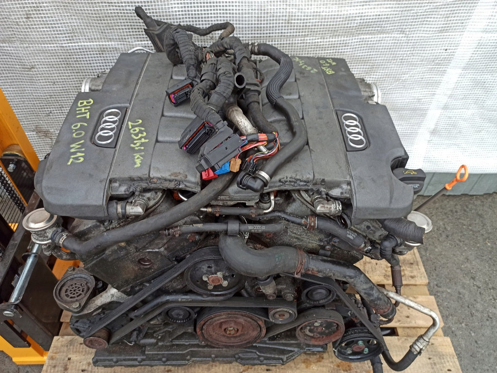 Motor Audi A8 BHT 6.0 450PS 331kW 263TKm Benzin Engine Komplett