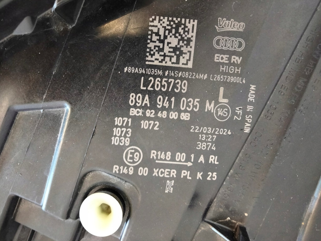 Frontscheinwerfer Audi E-Tron 89A941035M Full LED Links Scheinwerfer Headlight