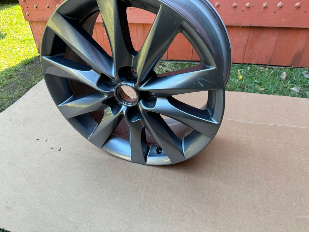 1x Alufelge 17 Zoll 7.5" 5x114.3 50ET Glanz Grau 9965167570 Mazda 6 Gj Rim Wheel FEL3846435112qk