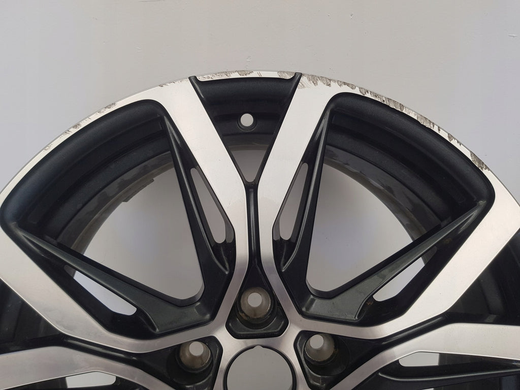 1x Alufelge 18 Zoll 7.0" 5x114.3 29ET Glanz Silber 6020016327 Alpine Mg