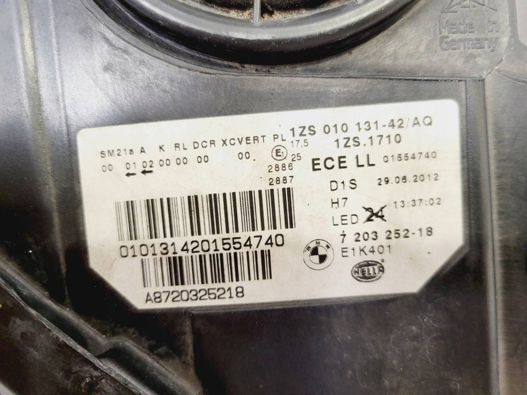 Frontscheinwerfer BMW 5 F11 F10 7203252-18 A8720325218 Xenon Rechts Headlight SCH8216821995fx