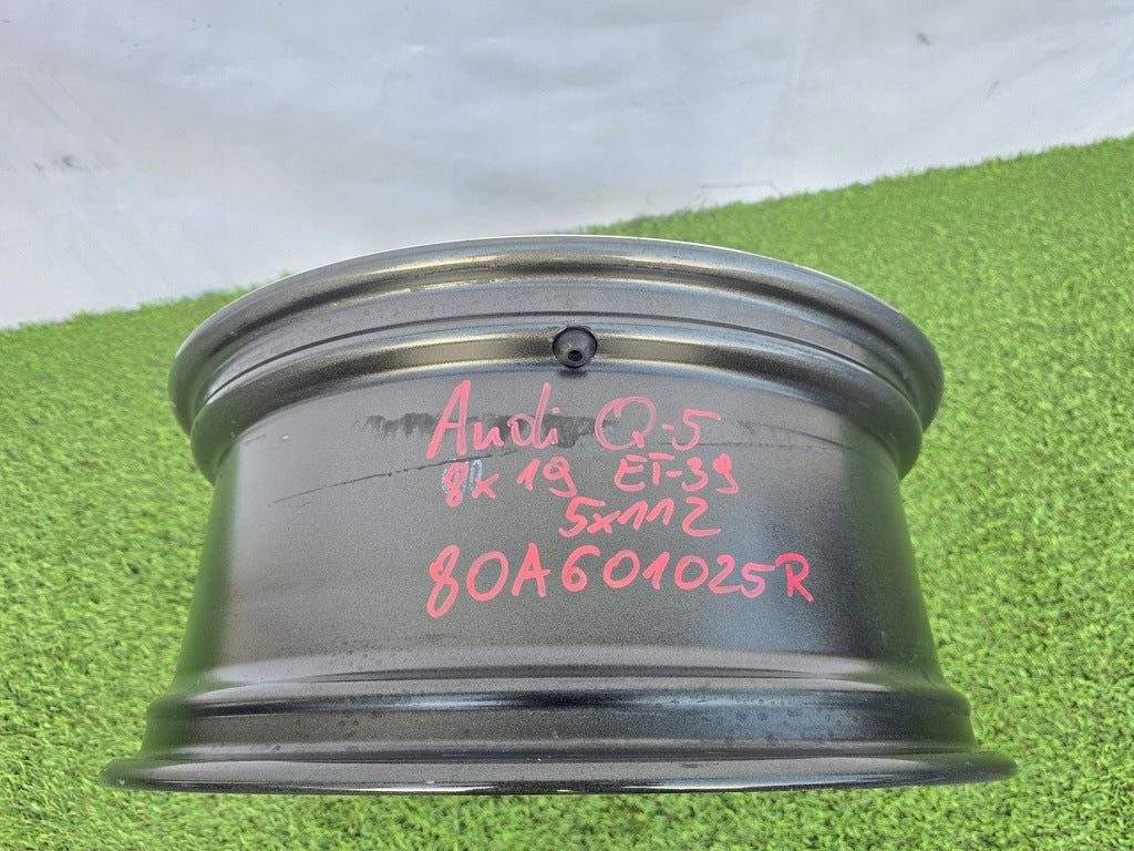 1x Alufelge 19 Zoll 8.0" 5x112 39ET 80A601025R Audi Q5 Rim Wheel FEL9192134575ug
