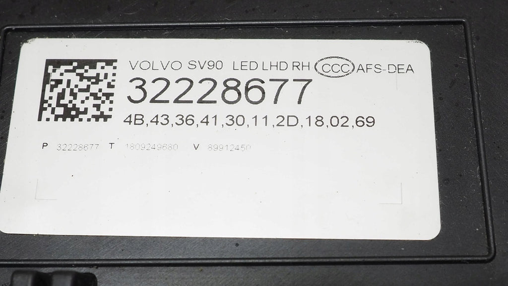 Frontscheinwerfer Volvo S90 V90 32228677 LED Rechts Scheinwerfer Headlight SCH2320220220dp