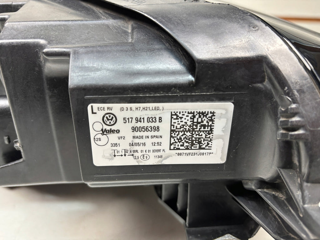 Frontscheinwerfer VW Golf Sportsvan 517941033B Xenon Links Headlight SCH1264833479kj