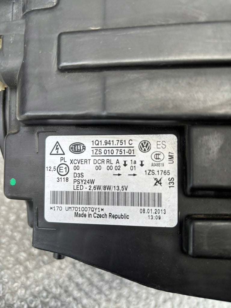 Frontscheinwerfer Seat Eos 1Q1941751C Xenon Links Scheinwerfer Headlight