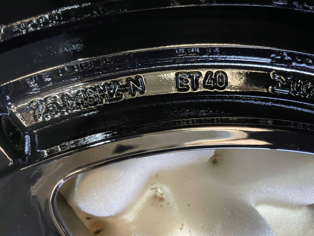 4x Alufelge 18 Zoll 7.5" 5x112 40ET Glanz Schwarz A2064011700 Mercedes-Benz Amg FEL7161110171te