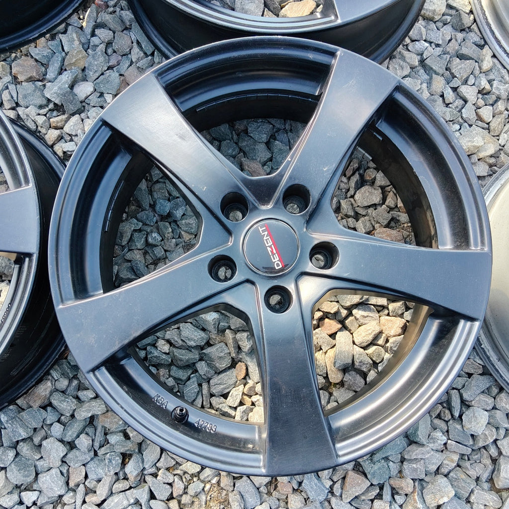 4x Alufelge 17 Zoll 7.0" 5x114.3 48ET Schwarz KBA47783 Mazda I Z 4 Rim Wheel FEL6117997473ph