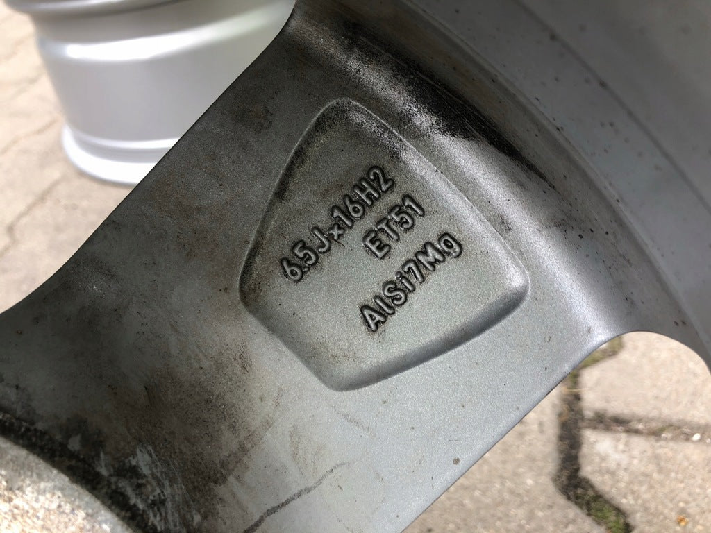 1x Alufelge 16 Zoll 6.5" 5x120 51ET Glanz Silber 7E0071496 VW Amarok Transporter FEL9396295419eo