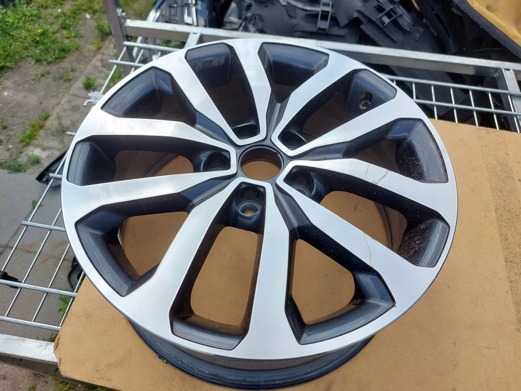 1x Alufelge 17 Zoll 7.0" 5x114.3 40ET Grau 40304770 Renault Megane 1 Iv FEL1859564571pf