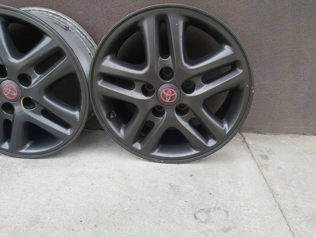 4x Alufelge 16 Zoll 7.0" 5x114.3 35ET Glanz Silber Toyota 4 Ii Rim Wheel FEL5487405934wv