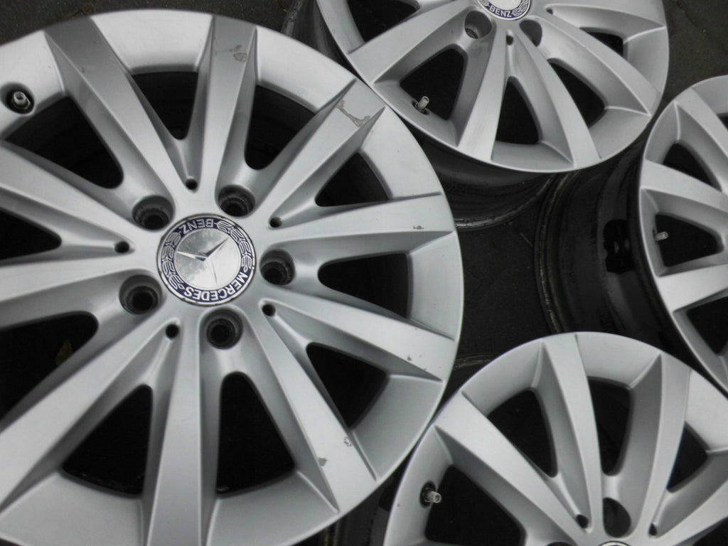 1x Alufelge 16 Zoll 6.5" 5x112 49ET Silber A2464010500 Mercedes-Benz Rim Wheel FEL5168178364lr