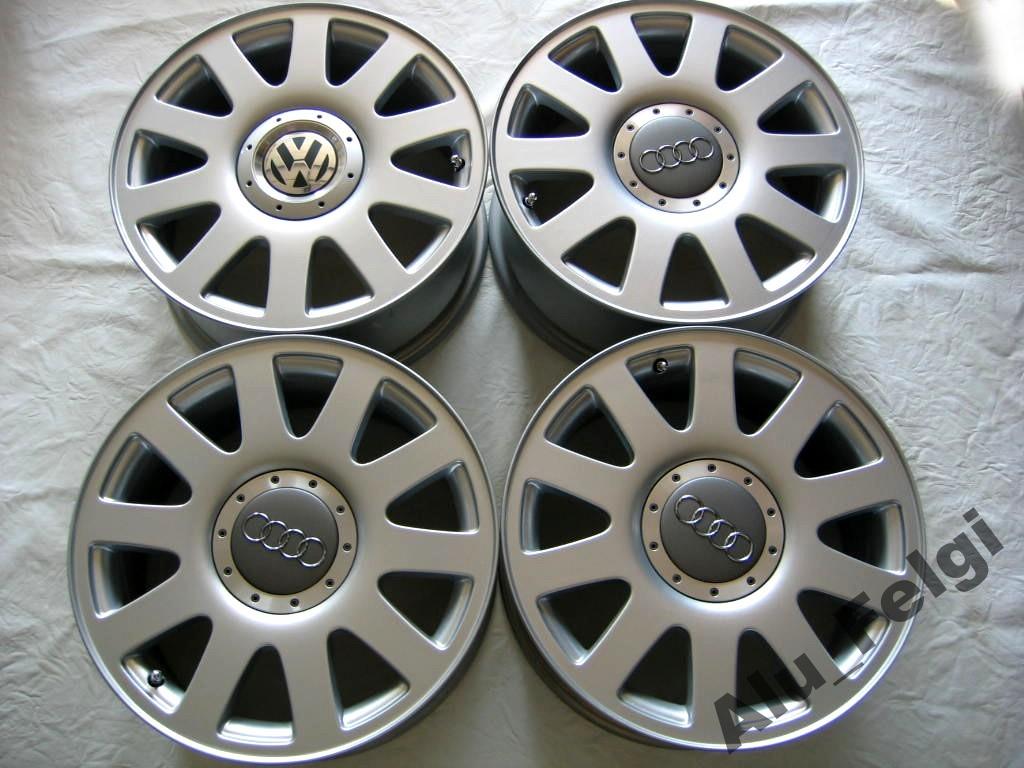 1x Alufelge 16 Zoll 7.0" 5x112 45ET Silber Audi A6 A4 Rim Wheel