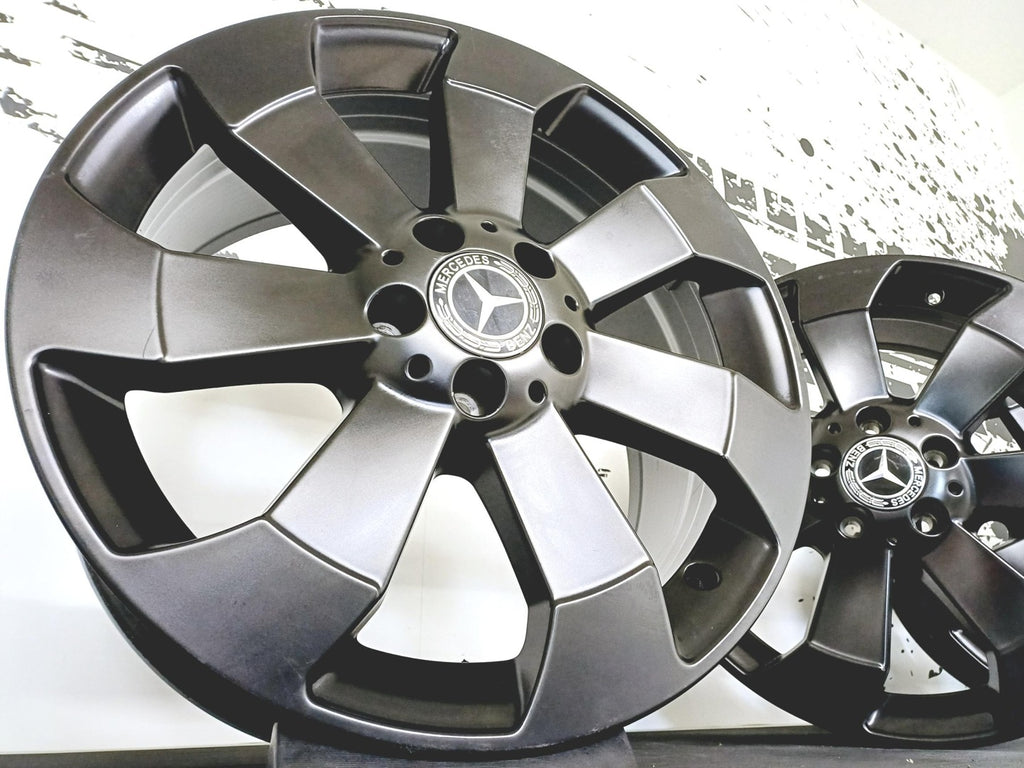 4x Alufelge 18 Zoll 8.0" 5x112 56ET Schwarz Mercedes-Benz Gls X166 Gle W166 FEL5727374757mk