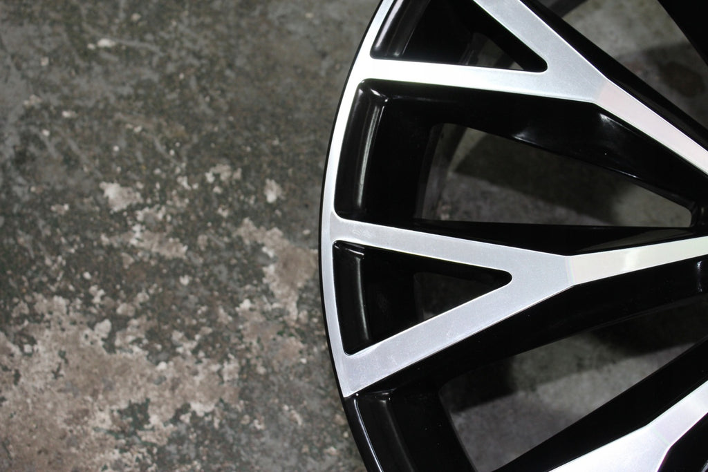 1x Alufelge 22 Zoll 9.0" 5x108 43ET Glanz Schwarz 31454682 Volvo Xc60 Rim Wheel FEL5518762002aa