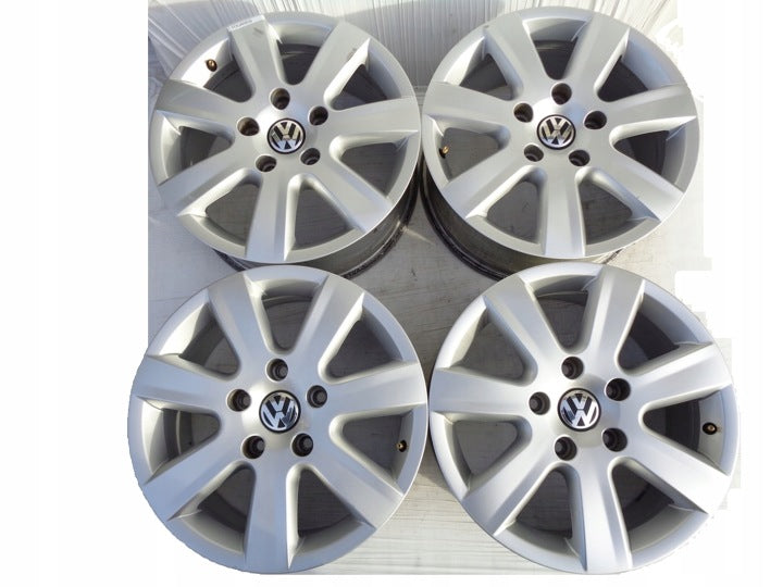 4x Alufelge 17 Zoll 7.5" 5x130 50ET Glanz Silber 7P6601025 Audi Q7 Touareg FEL2766151583pl