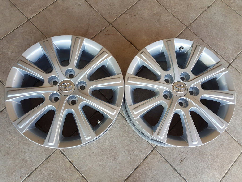 1x Alufelge 16 Zoll 6.5" 5x114.3 45ET Glanz Silber 42611-YY310 Toyota Auris FEL9399443642mf