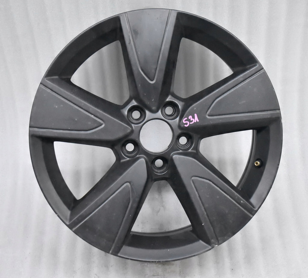 1x Alufelge 17 Zoll 7.5" 5x108 50 5ET Matt Schwarz 31680565 Volvo Xc60 Xc40