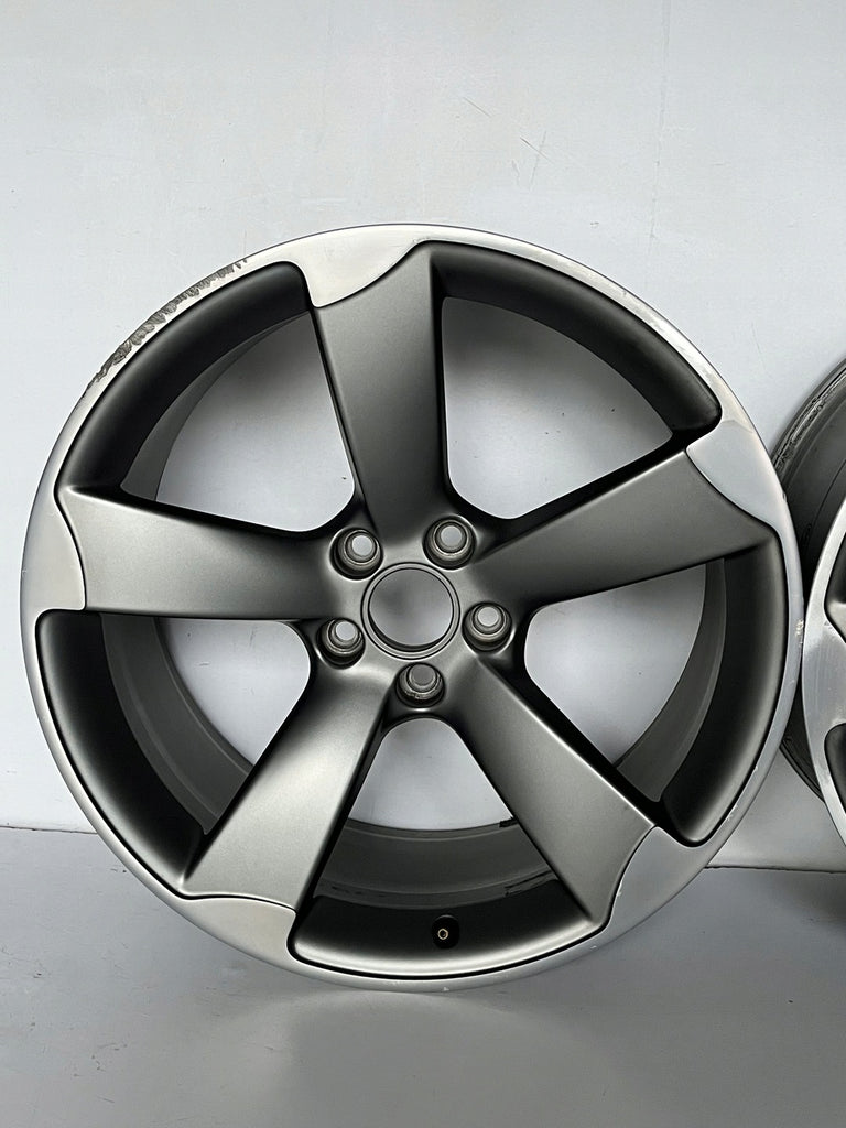 1x Alufelge 19 Zoll 9.0" 5x112 33ET Glanz Silber 8T0601025CD Audi A5 Rim Wheel