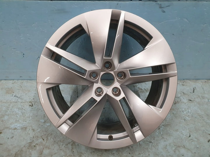 1x Alufelge 19 Zoll 8.0" 5x112 45ET Glanz Silber 5LA601025B 8JX19H2 Skoda Enyaq FEL6221061584sr