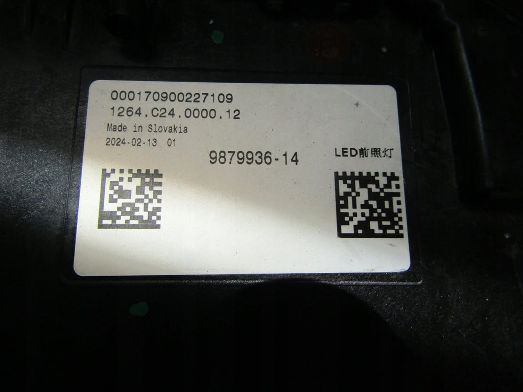 Frontscheinwerfer BMW 7 9879936-14 LED Rechts Scheinwerfer Headlight SCH1519123555pu