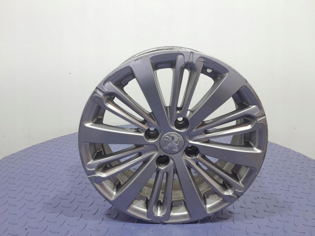 1x Alufelge 16 Zoll 6.0" 4x108 23ET Glanz Schwarz 9808137577 Peugeot 208 I FEL2695254798qb
