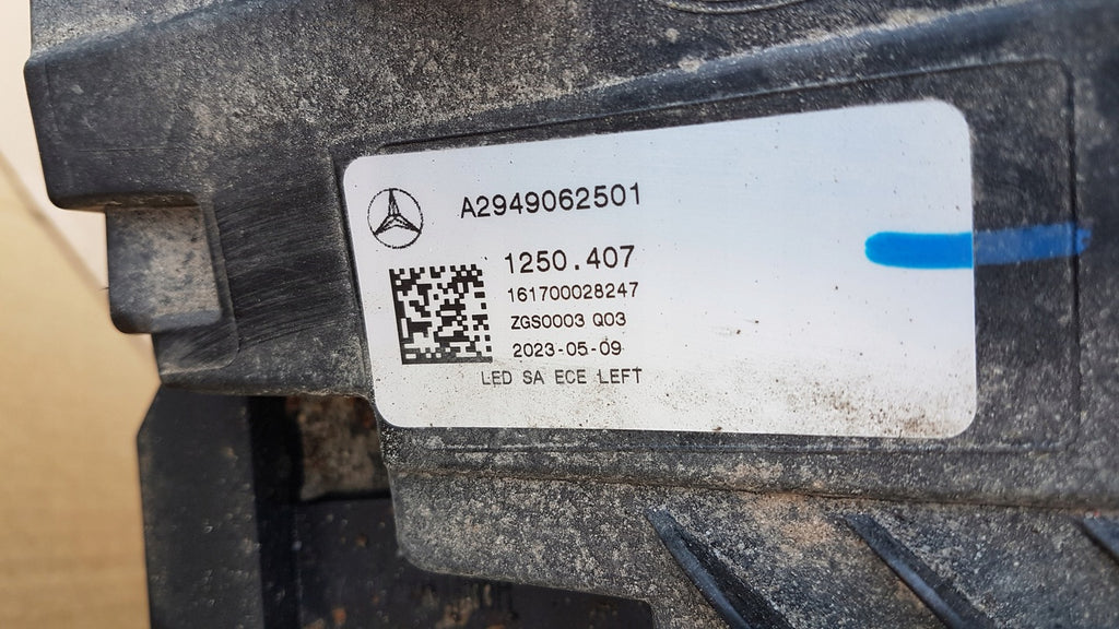 Frontscheinwerfer Mercedes-Benz Eqe A2949062501 Full LED Links Headlight SCH5899872766vv