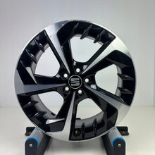 Laden Sie das Bild in den Galerie-Viewer, 1x Alufelge 18 Zoll 7.0" 5x100 51ET Glanz Schwarz 6F0601025S Seat I Ibiza FEL7289058806pc