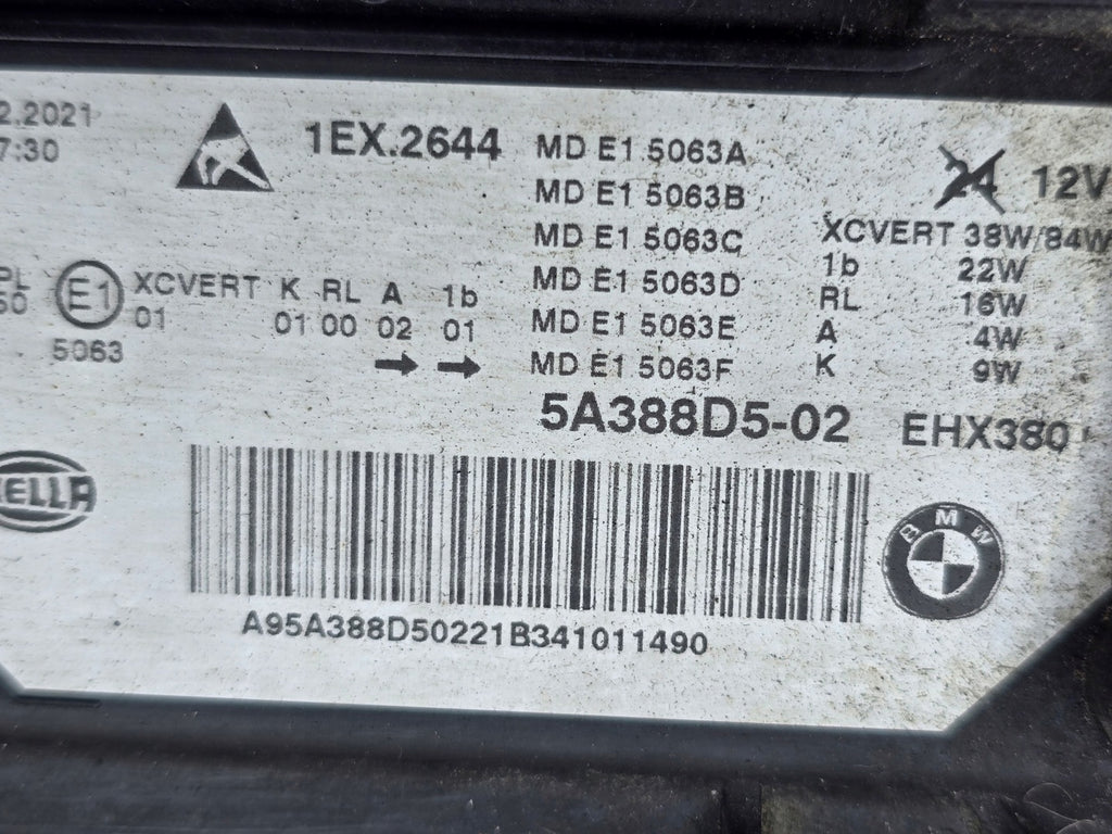 Frontscheinwerfer BMW 5 G31 G30 5A388D5-02 Laser Links Scheinwerfer Headlight SCH8773063488cy